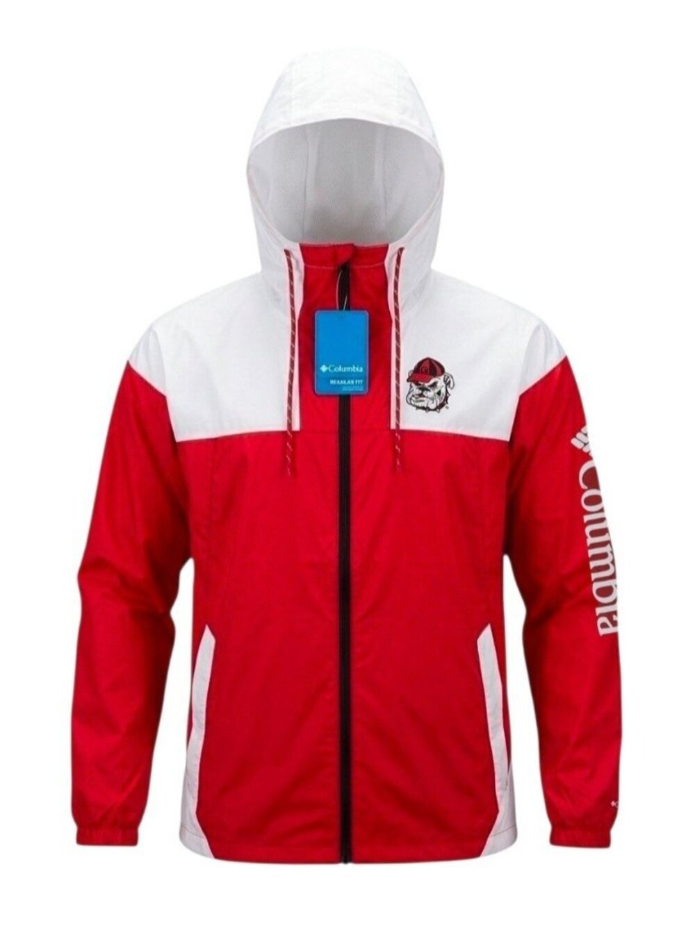 Columbia Georgia Bulldogs Flash Challenger Light Weight Jacket